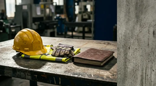 Document de conformité et équipement de protection pour PME industrielle