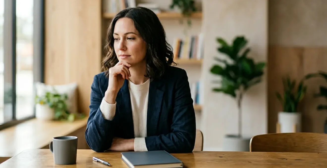 Personne réfléchissant au choix du format de formation optimal