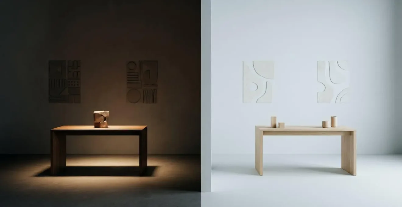 Représentation symbolique de deux approches d'apprentissage contrastées dans un environnement minimaliste